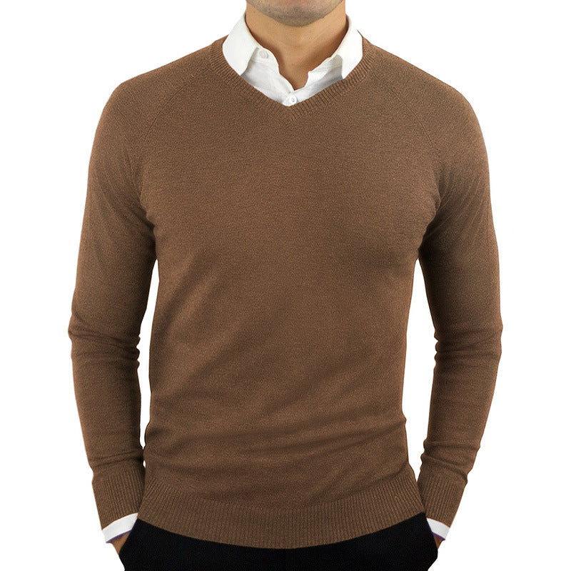 angarm-Pullover & Stehkragen-Bottoming Shirt