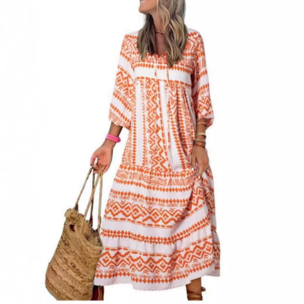 „Aurelia“ – Boho Maxikleid