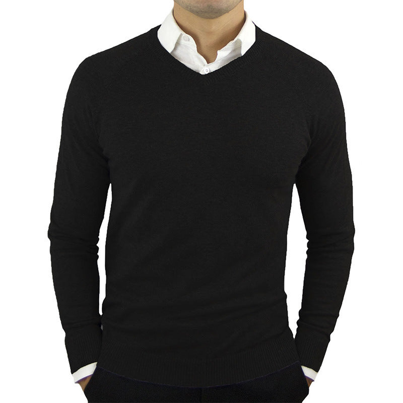 angarm-Pullover & Stehkragen-Bottoming Shirt