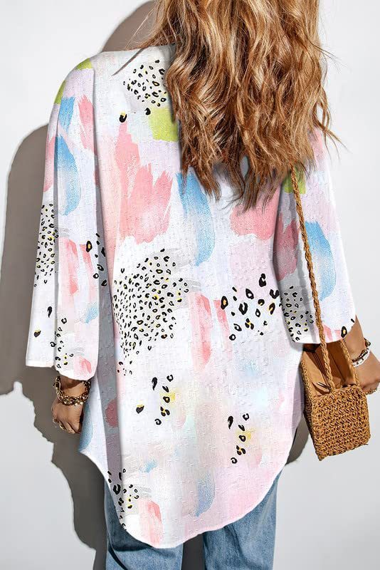 „Alessia“ – Shirt-Jacke mit Blumenprint