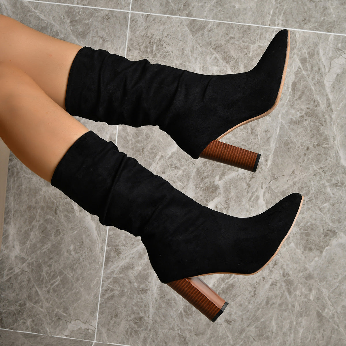 „Valeria“ – Mid-Calf Stiefel